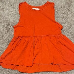 We The Free Orange Tank Top